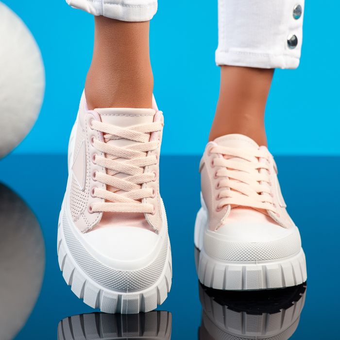 Дамски спортни обувки Teemo Розово #12006