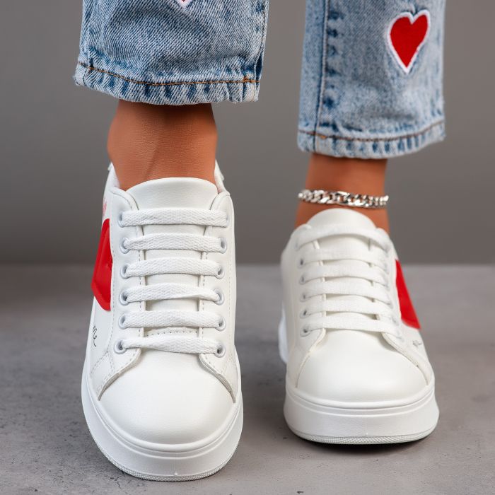 Дамски спортни обувки Hera Бяло #12036