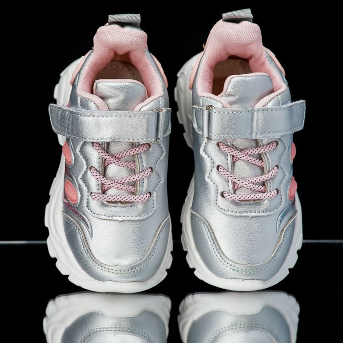 Спортни обувки за деца Deva сребро #12300