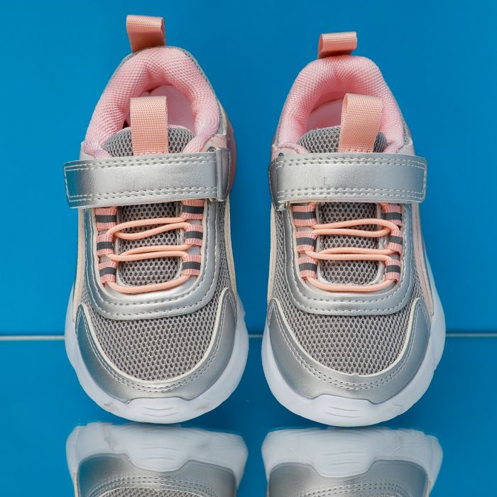 Спортни обувки за деца Maya сребро/Розово #12267
