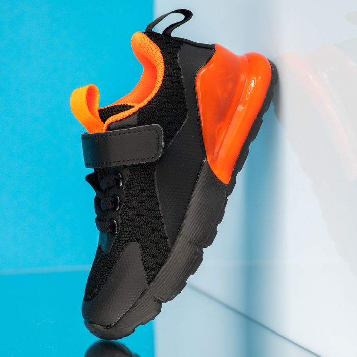 Спортни обувки за деца Emery черен/оранжево #12272