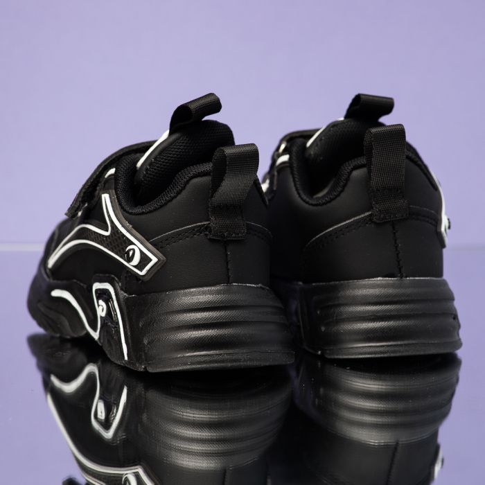 Спортни обувки за деца Lennon черен/Бяло #12311