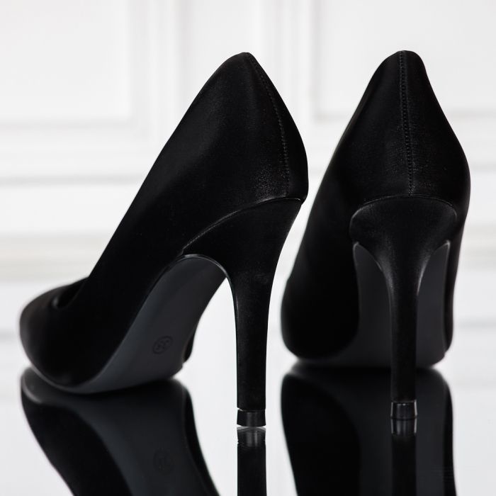 Дамски обувки с ток Lane Черно #12368