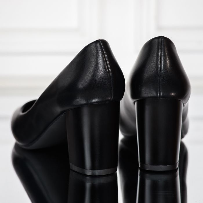 Дамски обувки с ток Anca Черно #12349
