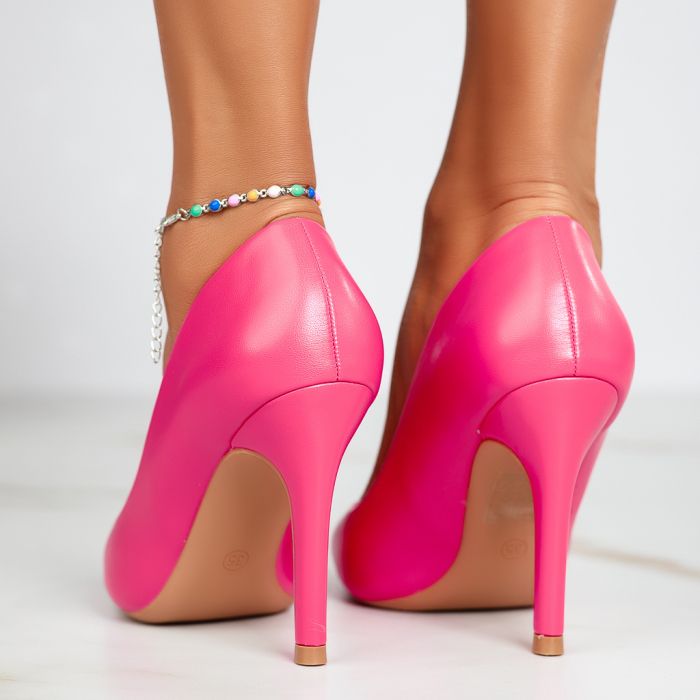 Дамски обувки с ток Suzy Фуксия #12379