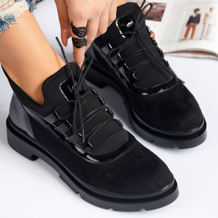 Alkalmi cipő fekete2 Browlie #13071