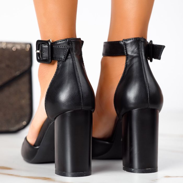 Дамски обувки с ток Alice черен #13321
